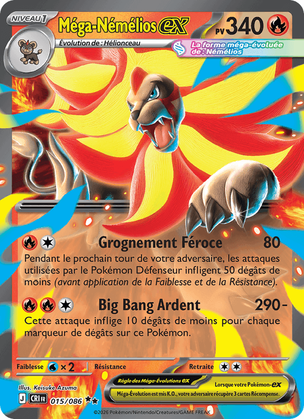 Méga-Némélios-ex, carte 015 de Chaos Ascendant