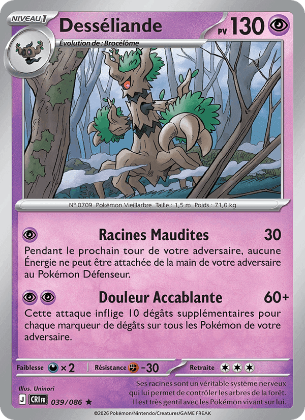 Desséliande, carte 039 de Chaos Ascendant