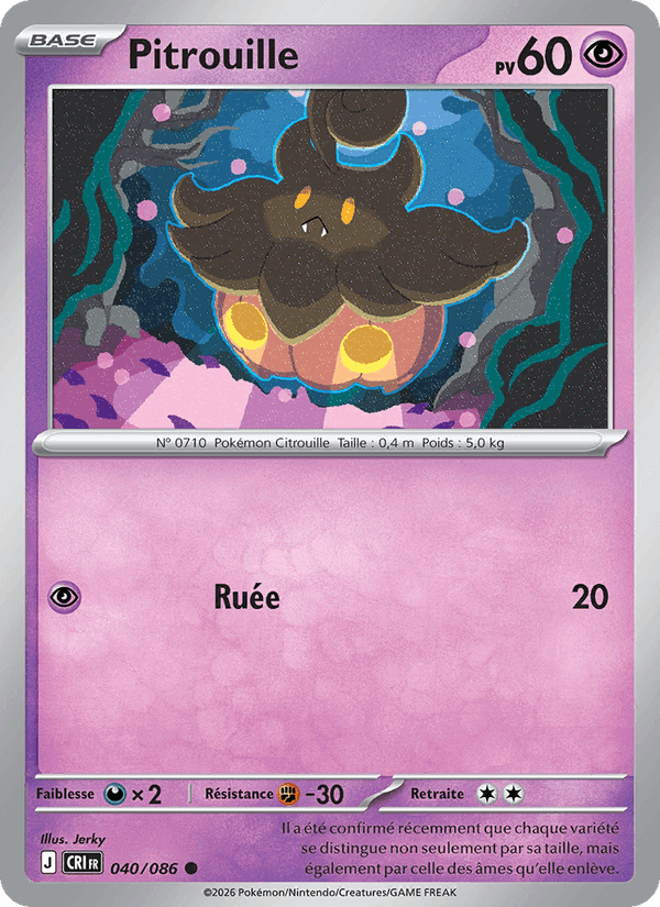 Pitrouille, carte 040 de Chaos Ascendant