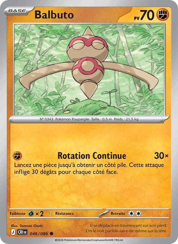 Balbuto, carte 046 de Chaos Ascendant