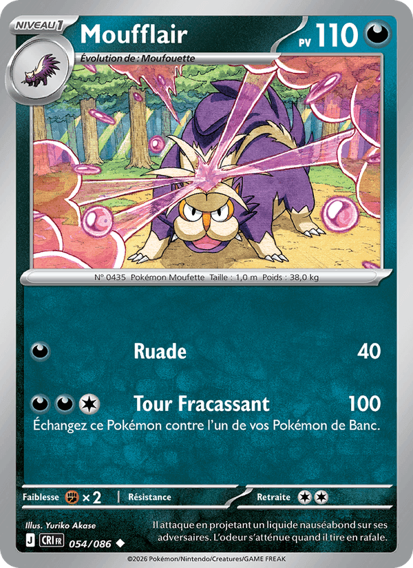 Moufflair, card 054 from Chaos Ascendant