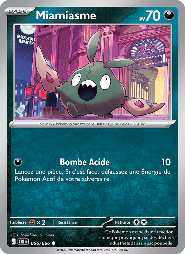 Miamiasme, carte 056 de Chaos Ascendant