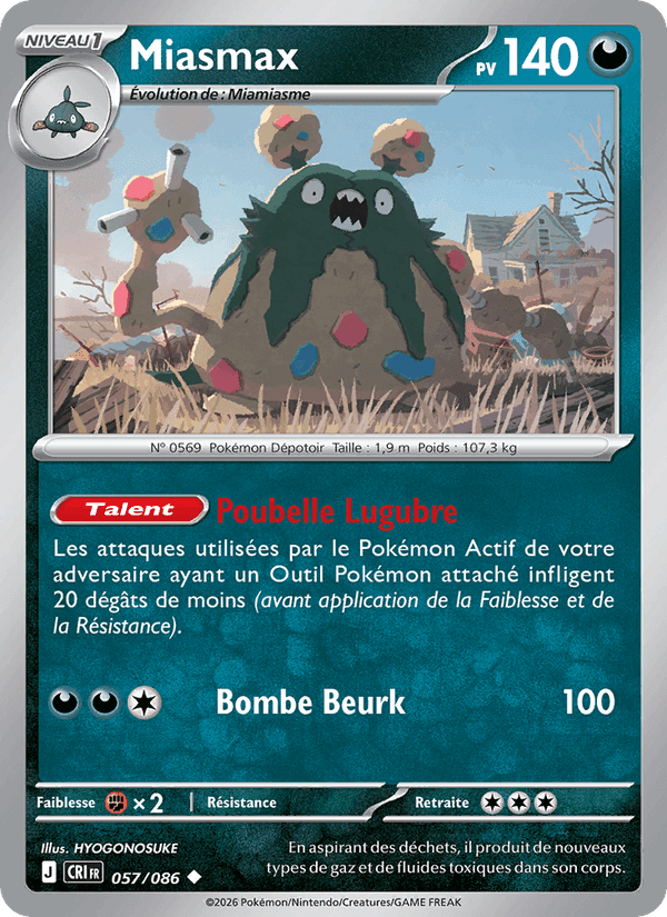 Miasmax, carte 057 de Chaos Ascendant