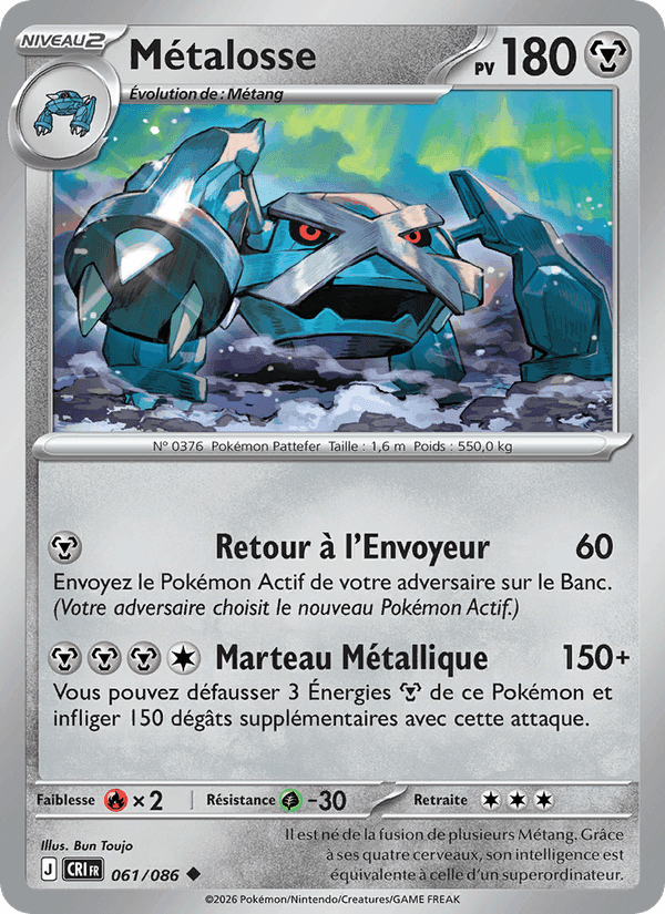 Métalosse, carte 061 de Chaos Ascendant