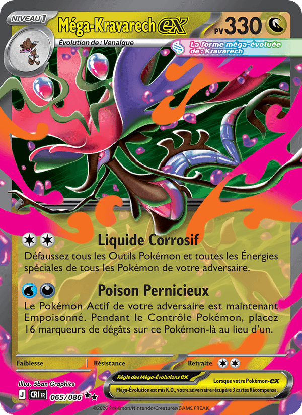 Méga-Kravarech-ex, card 065 from Chaos Ascendant