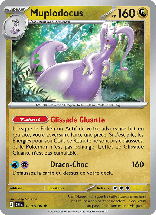 Muplodocus, carte 068 de Chaos Ascendant
