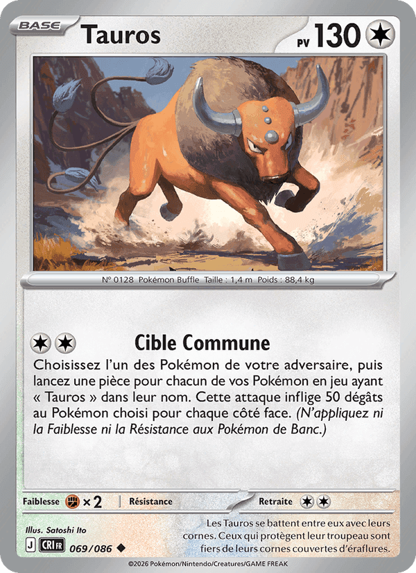 Tauros, carte 069 de Chaos Ascendant