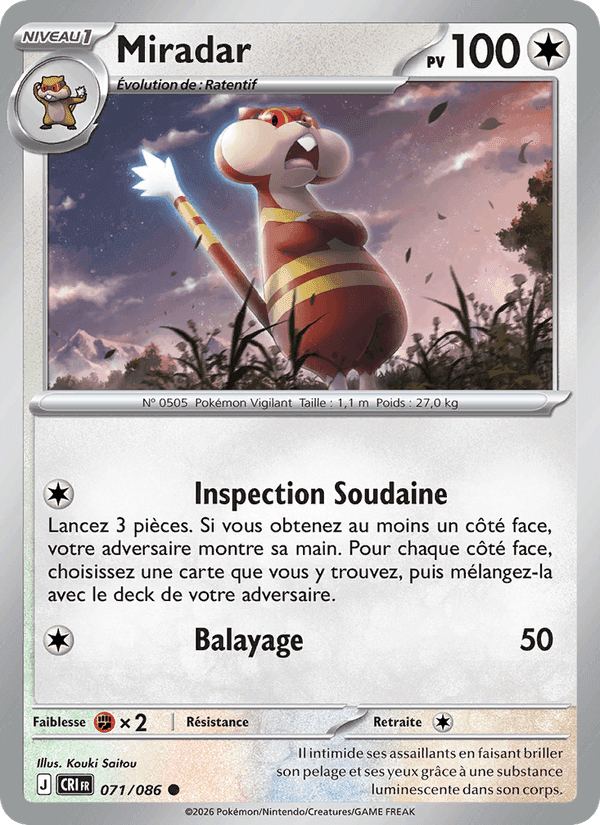 Miradar, card 071 from Chaos Ascendant