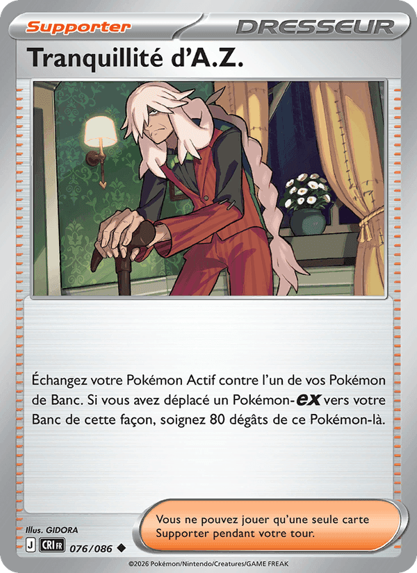 Tranquillité d'A.Z., carte 076 de Chaos Ascendant
