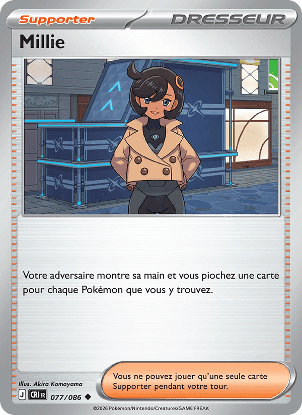 Millie, carte 077 de Chaos Ascendant