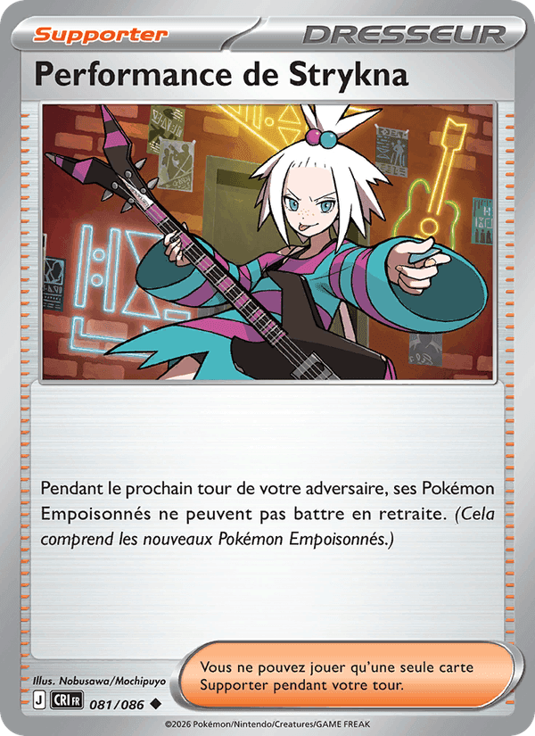Performance de Strykna, card 081 from Chaos Ascendant