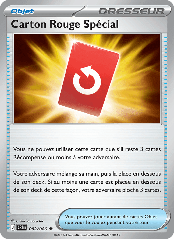 Carton Rouge Spécial, carte 082 de Chaos Ascendant