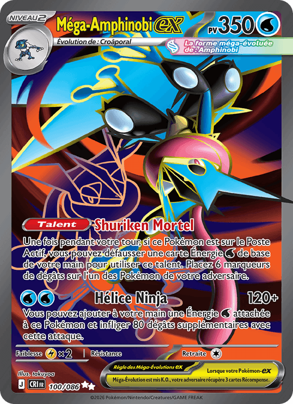 Méga-Amphinobi-ex, carte 100 de Chaos Ascendant