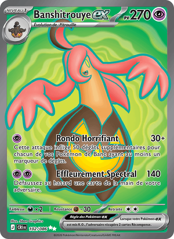 Banshitrouye-ex, carte 102 de Chaos Ascendant