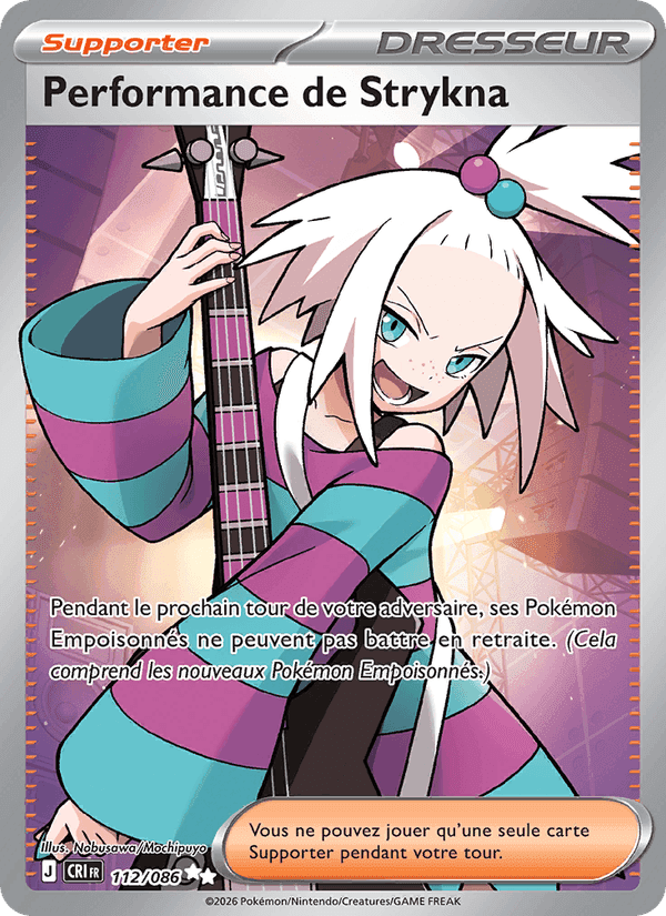 Performance de Strykna, carte 112 de Chaos Ascendant