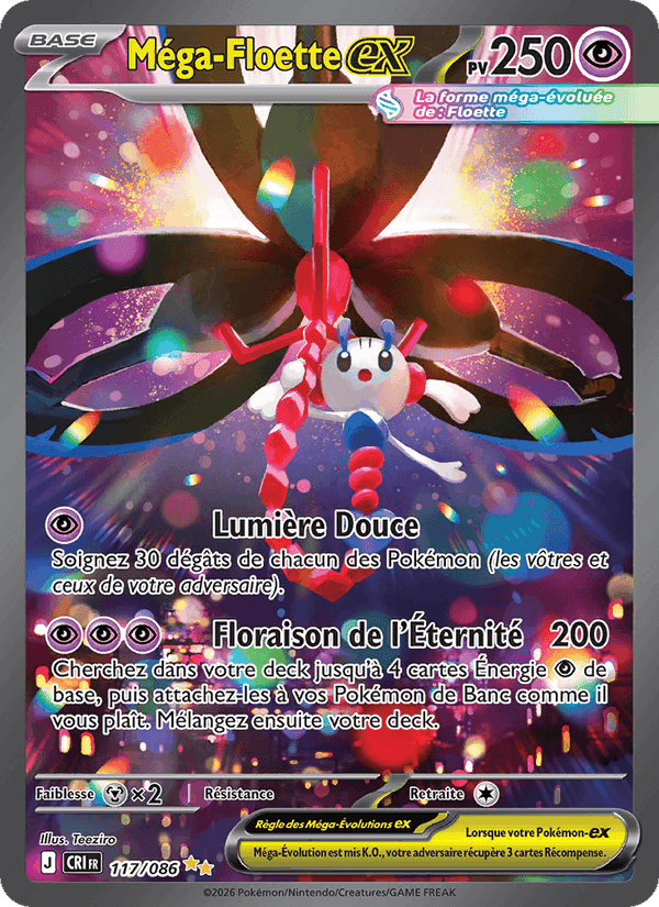 Méga-Floette-ex, carta 117 di Chaos Ascendant