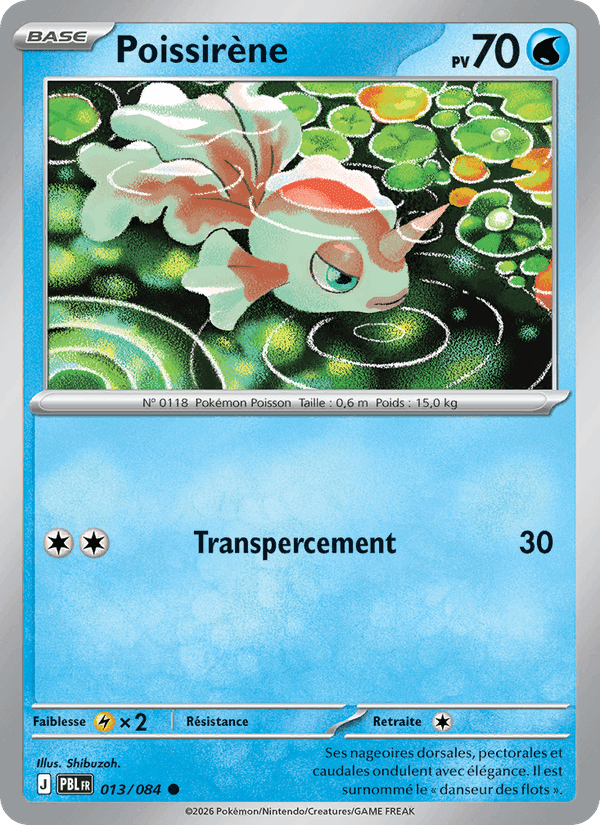 Poissirène, card 013 from Nuit Noire