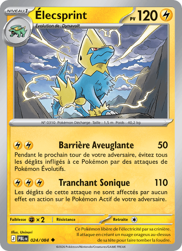 Élecsprint, carta 024 di Nuit Noire