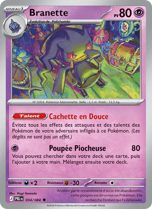 Branette, card 034 from Nuit Noire