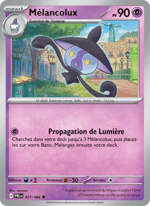 Mélancolux, card 037 from Nuit Noire
