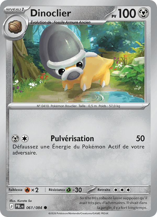 Dinoclier, carte 061 de Nuit Noire