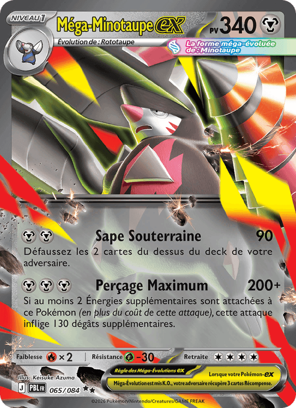 Méga-Minotaupe-ex, carte 065 de Nuit Noire