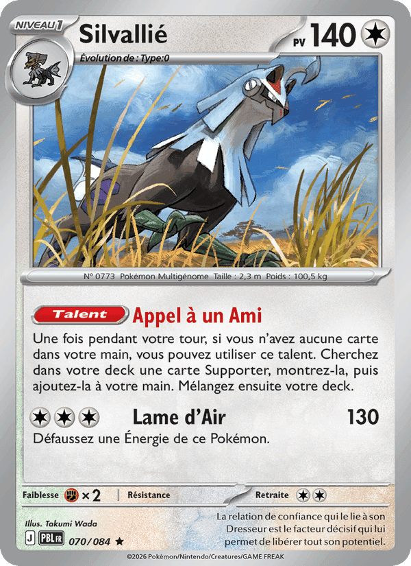 Silvallié, carte 070 de Nuit Noire