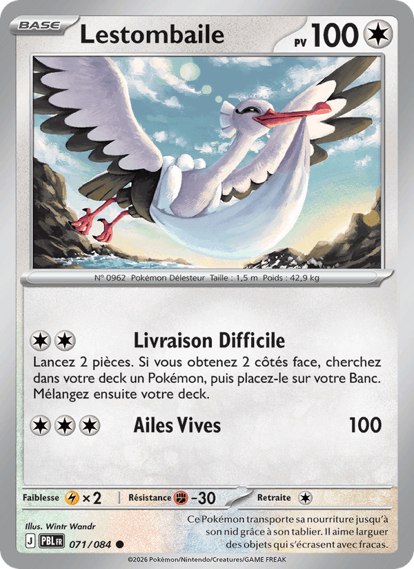 Lestombaile, card 071 from Nuit Noire