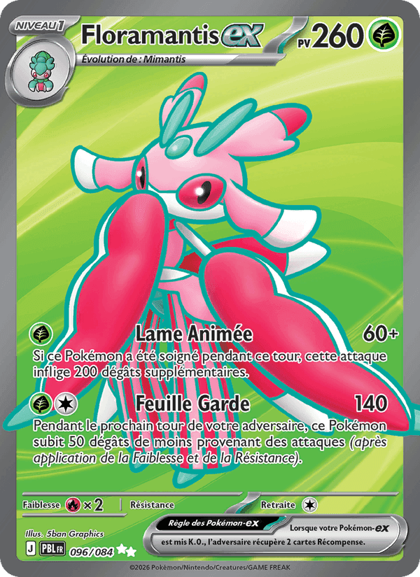 Floramantis-ex, carte 096 de Nuit Noire