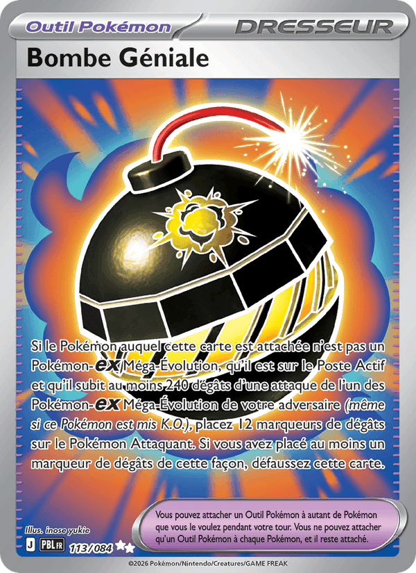 Bombe Géniale, carte 113 de Nuit Noire