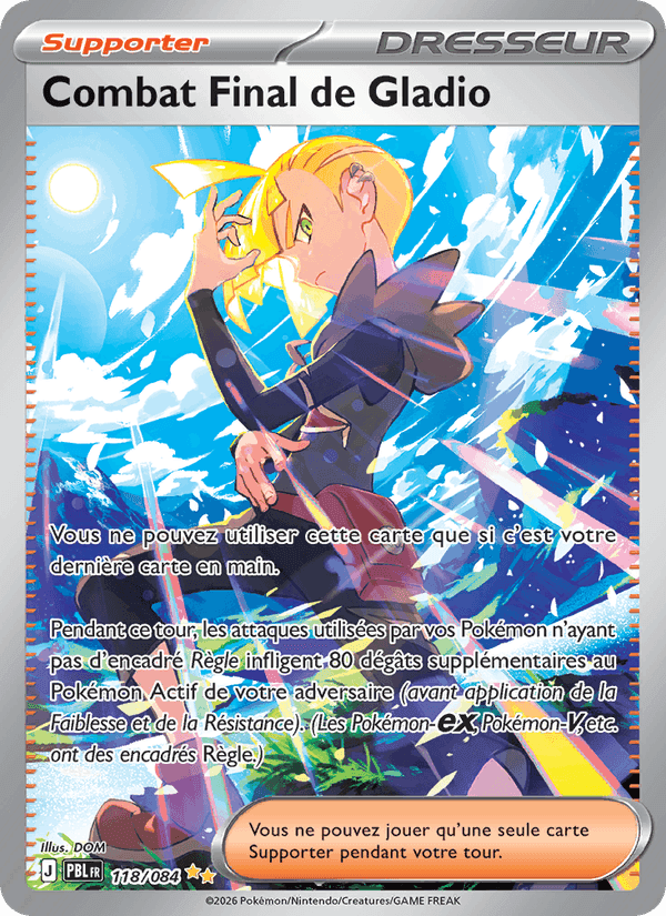 Combat Final de Gladio, carta 118 di Nuit Noire
