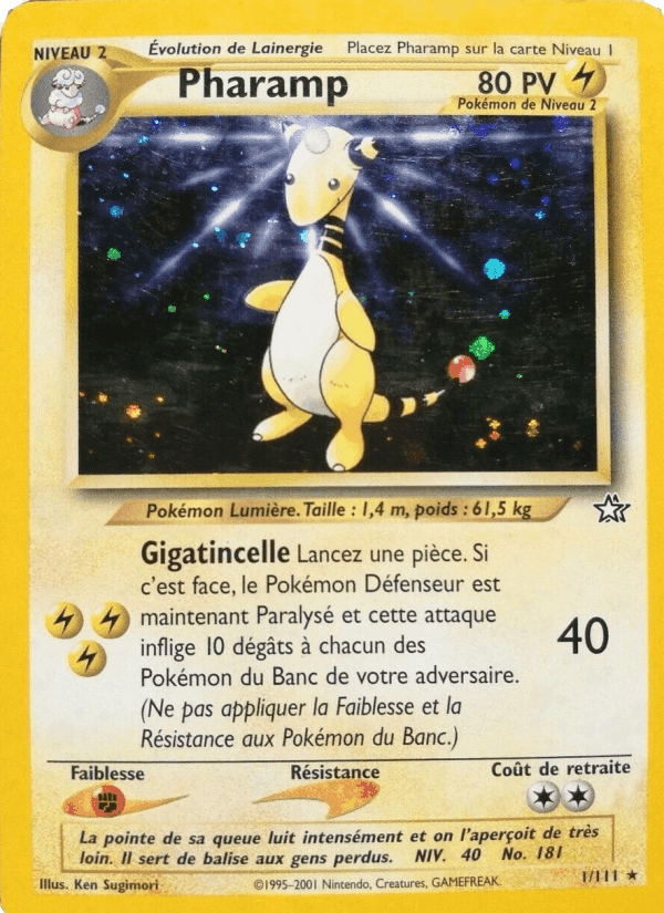 Pharamp, carta 1 de Neo Genesis