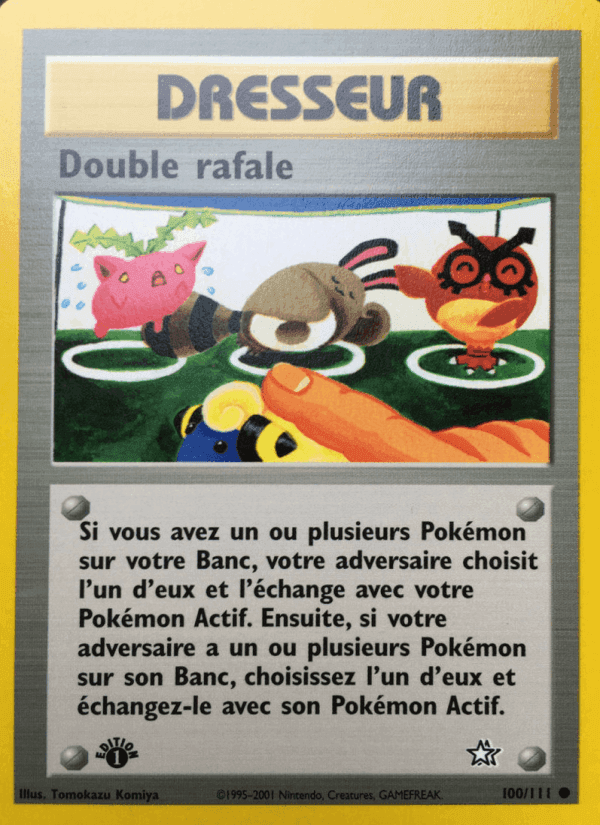 Double rafale, carte 100 de Neo Genesis