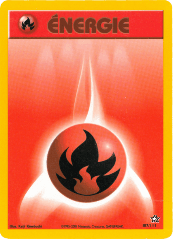 Énergie Feu, carte 107 de Neo Genesis