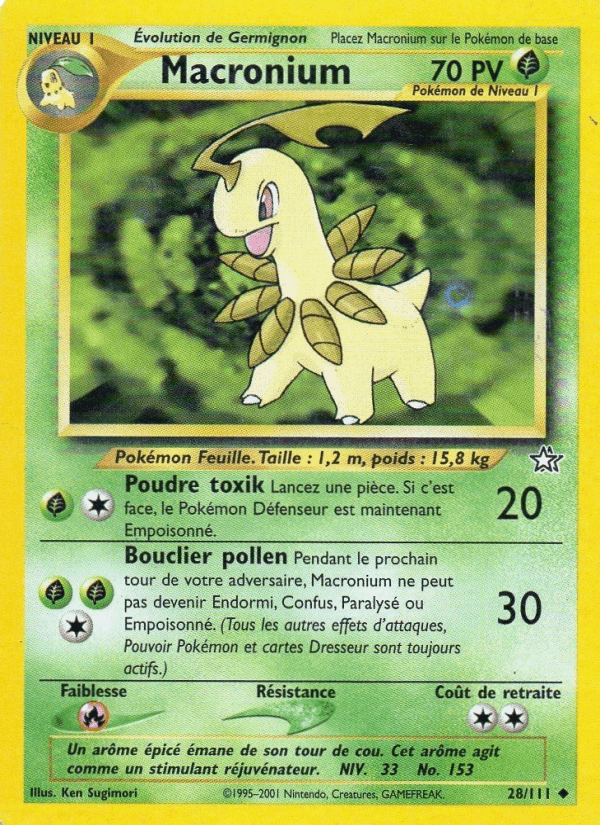 Macronium, carta 28 de Neo Genesis