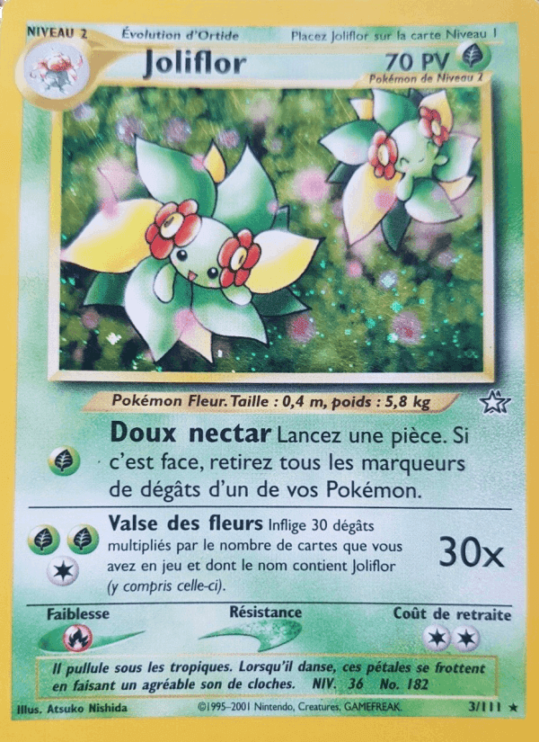Joliflor, carte 3 de Neo Genesis