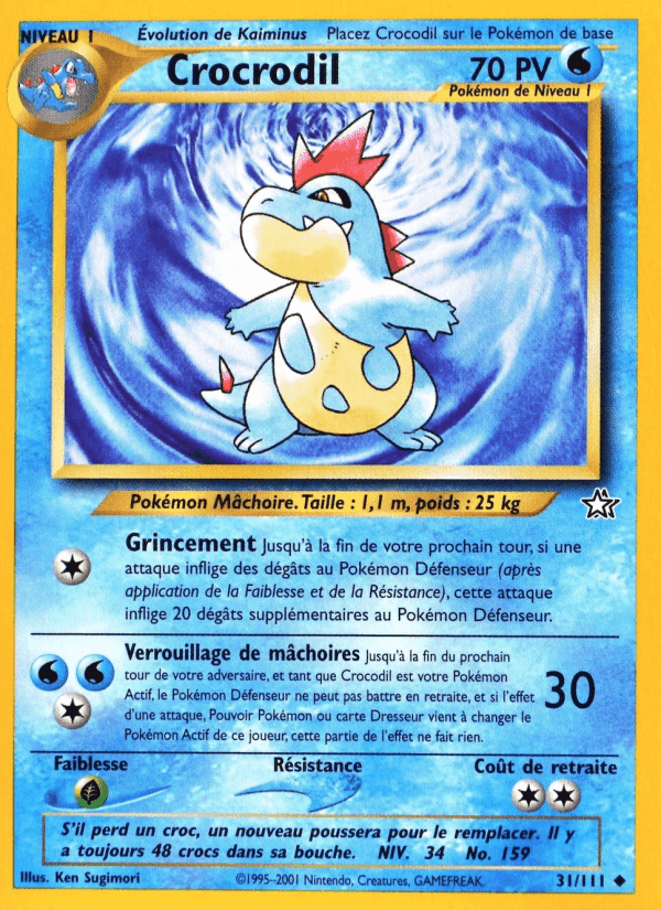 Crocrodil, carte 31 de Neo Genesis
