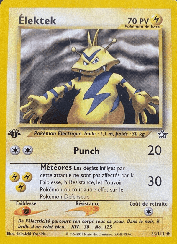 Élektek, carta 33 de Neo Genesis