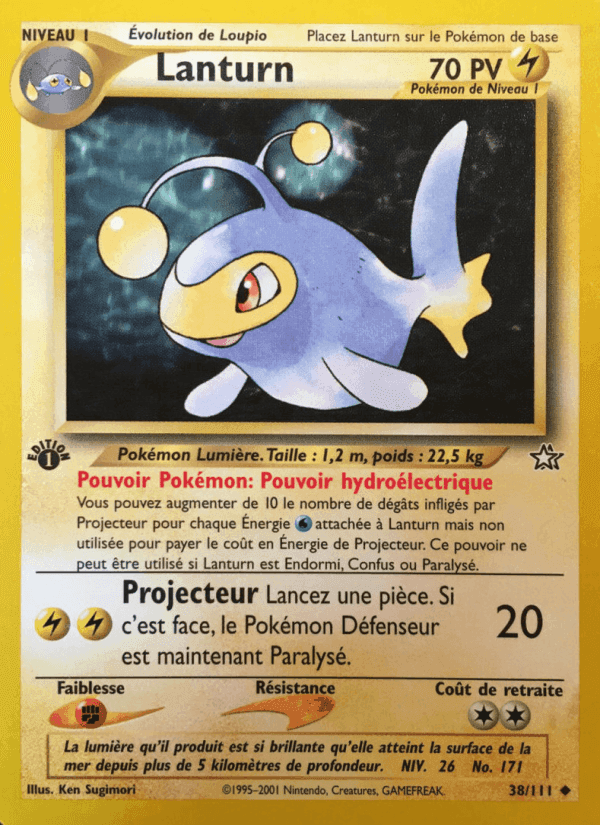 Lanturn, carte 38 de Neo Genesis