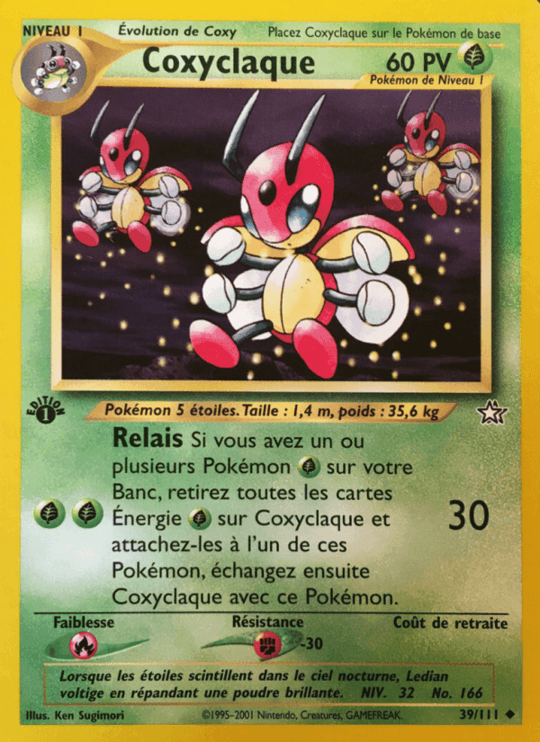 Coxyclaque, carte 39 de Neo Genesis