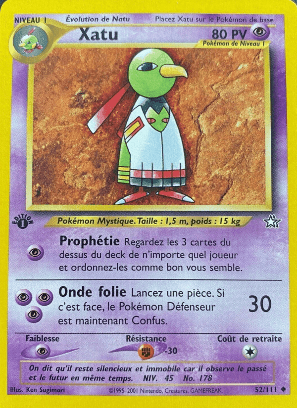 Xatu, carta 52 de Neo Genesis