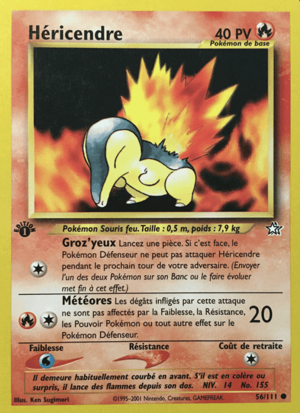 Héricendre, card 56 from Neo Genesis