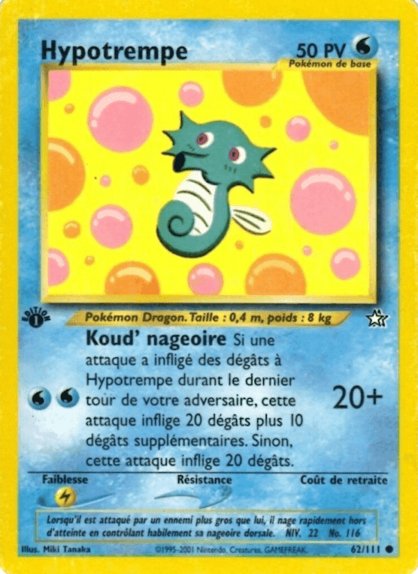 Hypotrempe, carte 62 de Neo Genesis