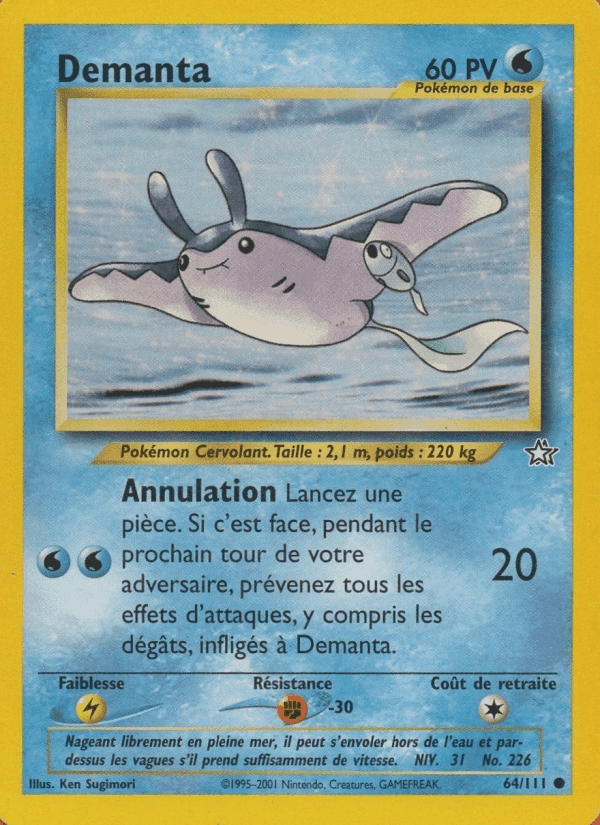 Démanta, card 64 from Neo Genesis