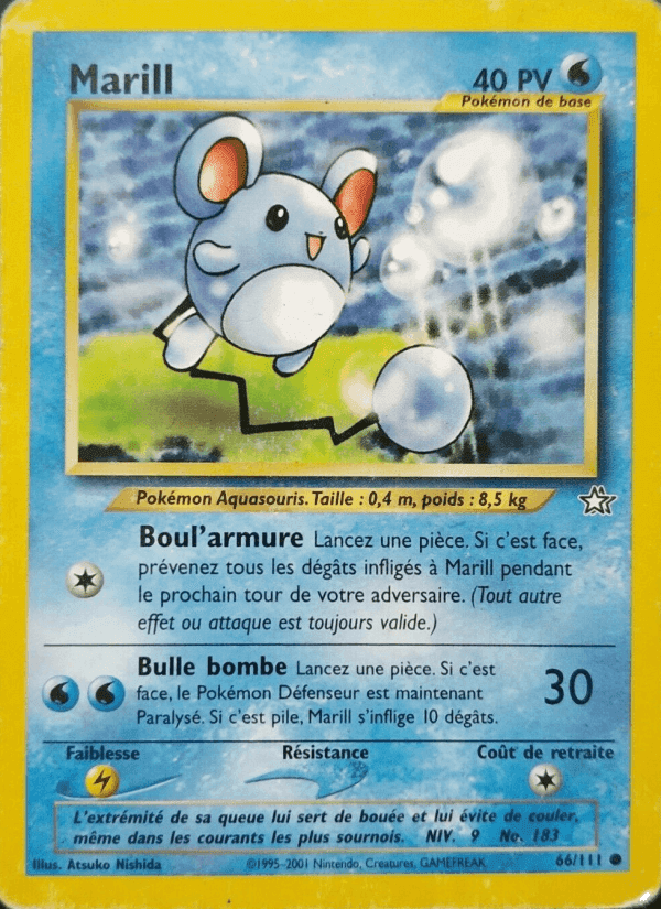 Marill, carte 66 de Neo Genesis