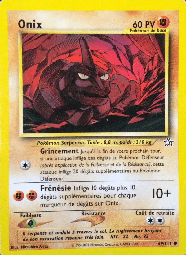 Onix, carte 69 de Neo Genesis