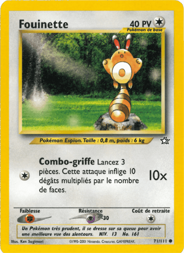 Fouinette, carta 71 di Neo Genesis