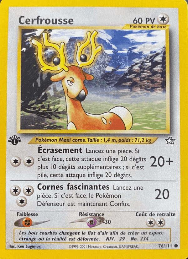 Cerfrousse, carte 76 de Neo Genesis
