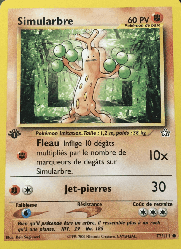 Simularbre, card 77 from Neo Genesis
