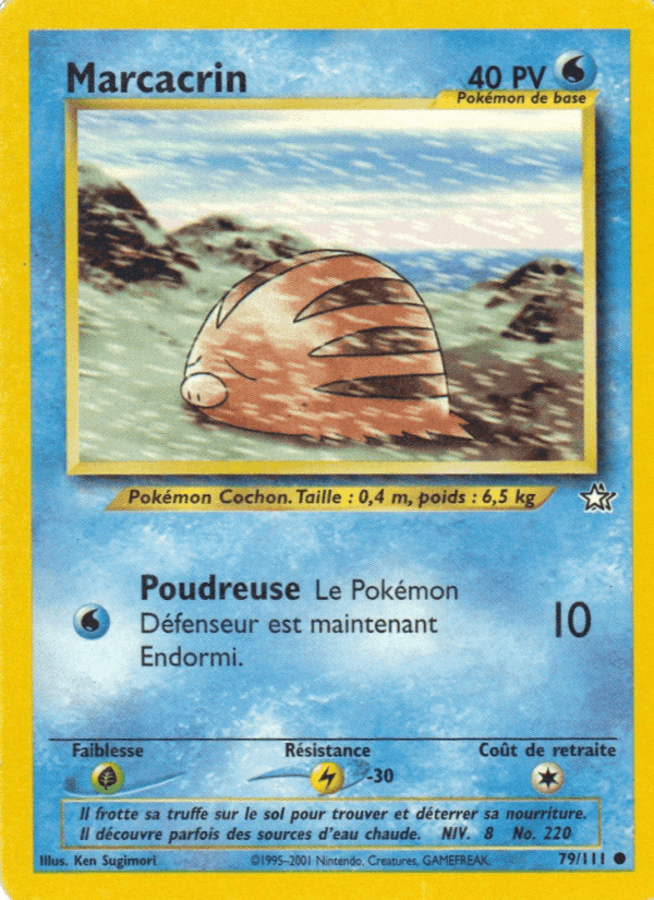 Marcacrin, carte 79 de Neo Genesis